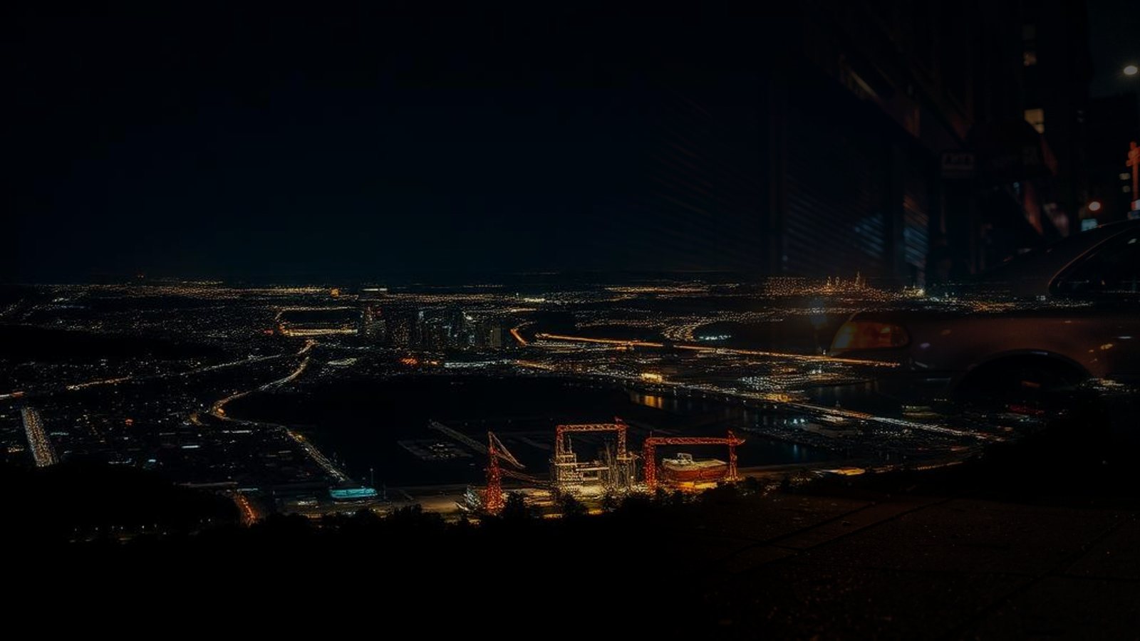 After Hours in Hamilton at night