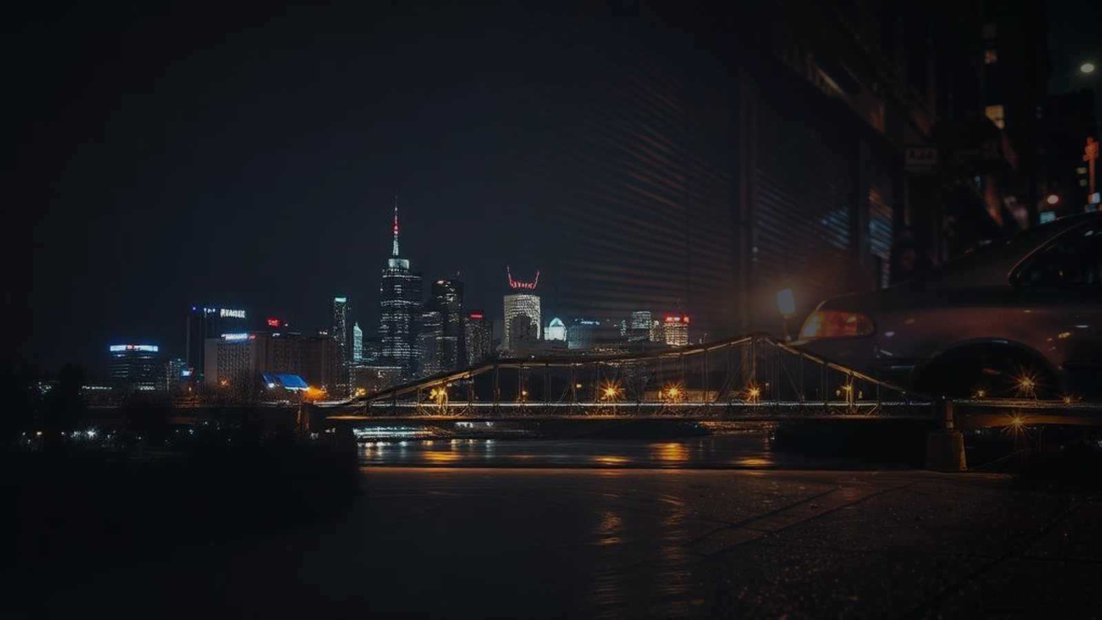 After Hours in Edmonton at night