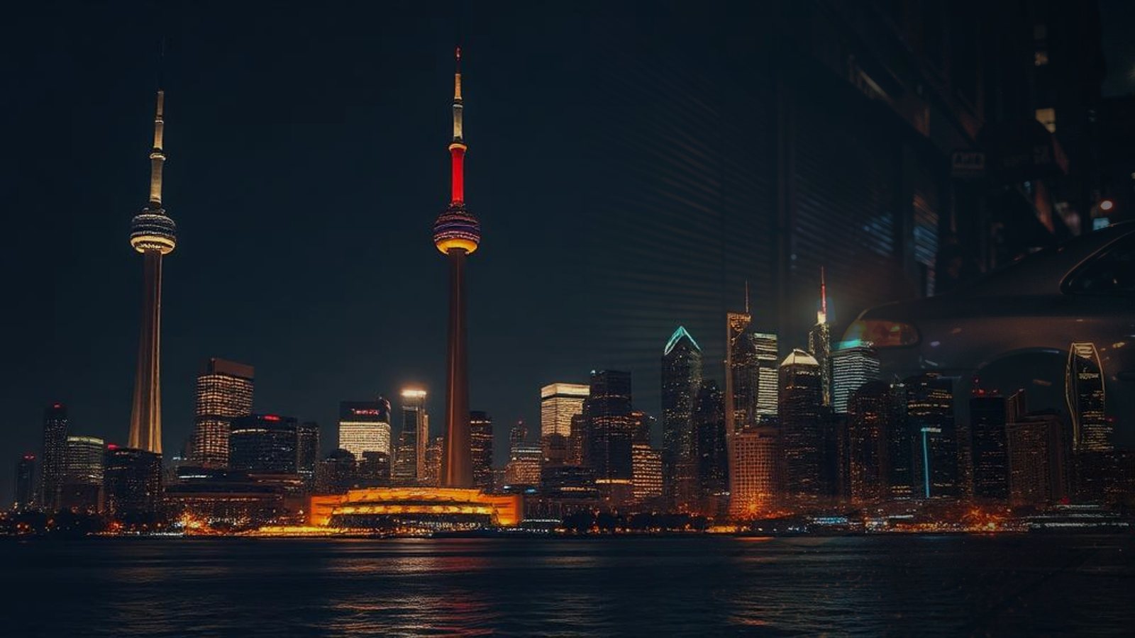 After Hours in Toronto at night