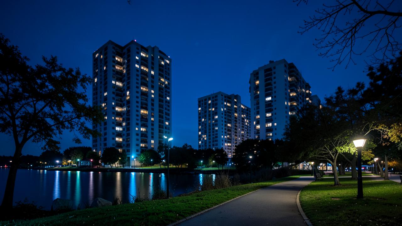 Late Night Delivery in Etobicoke at night
