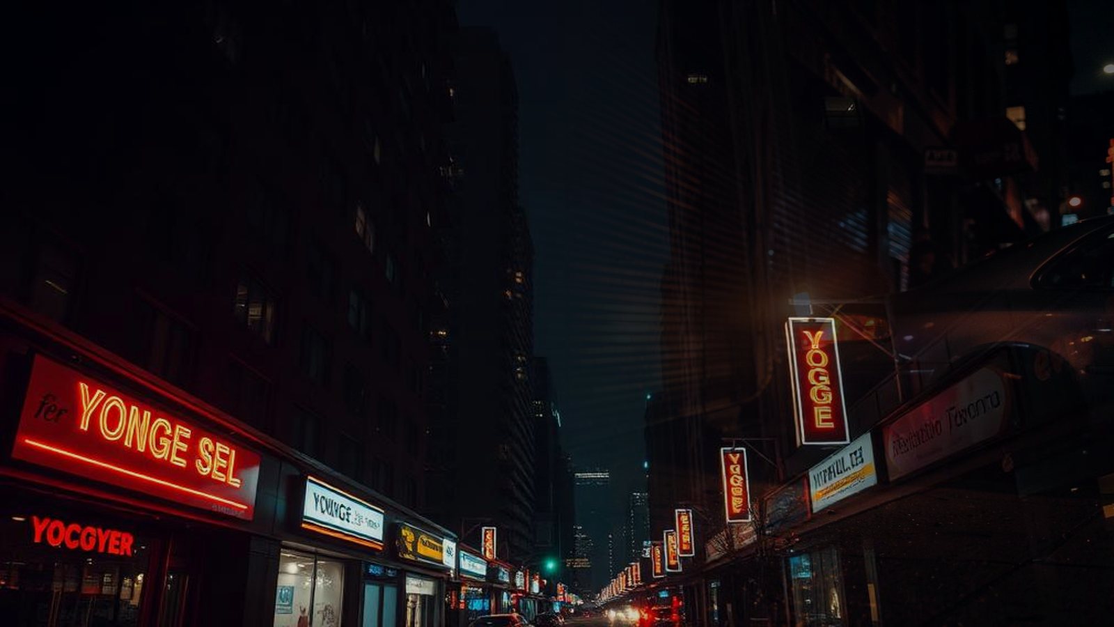 After Hours in North York at night