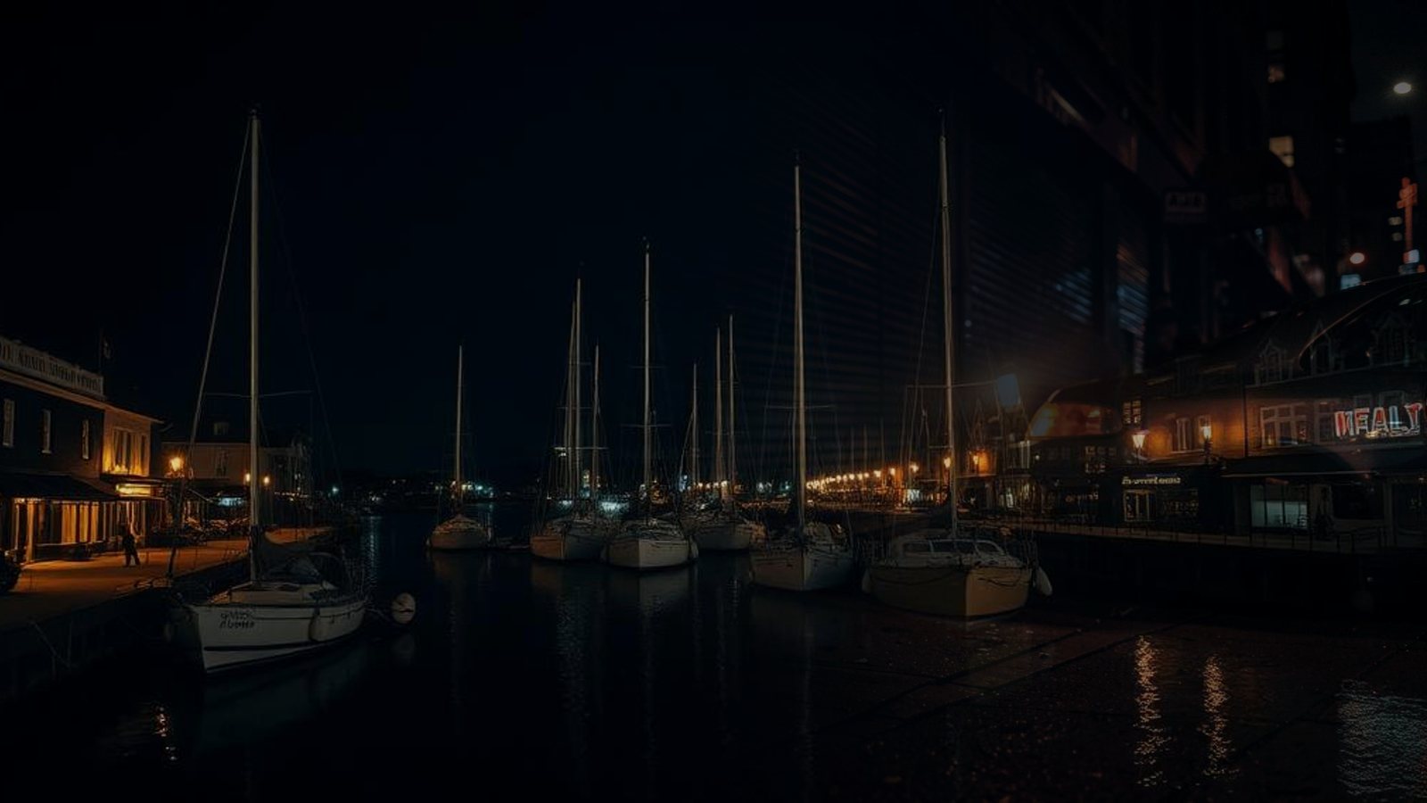 After Hours in Oakville at night