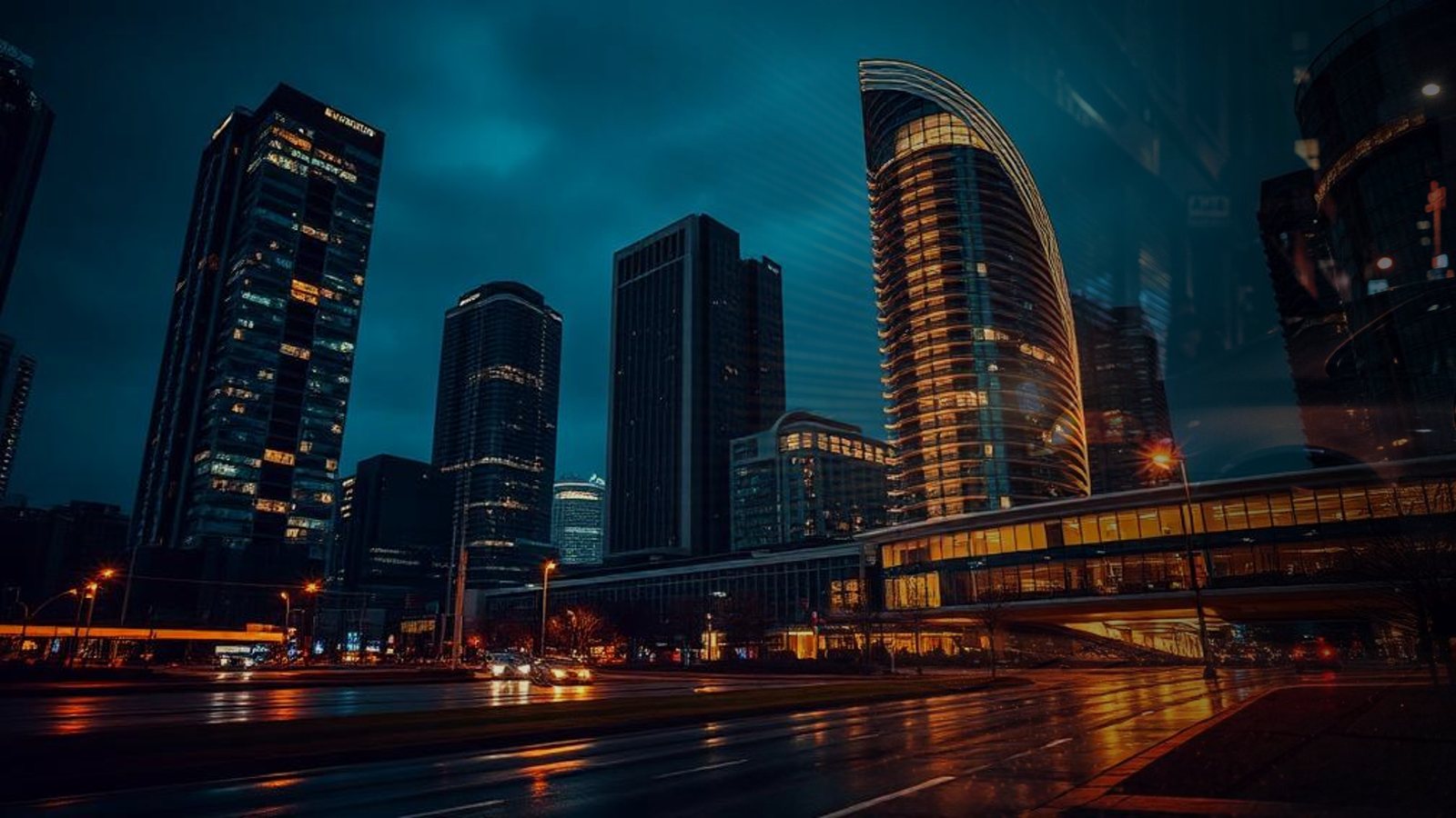 After Hours in Mississauga at night