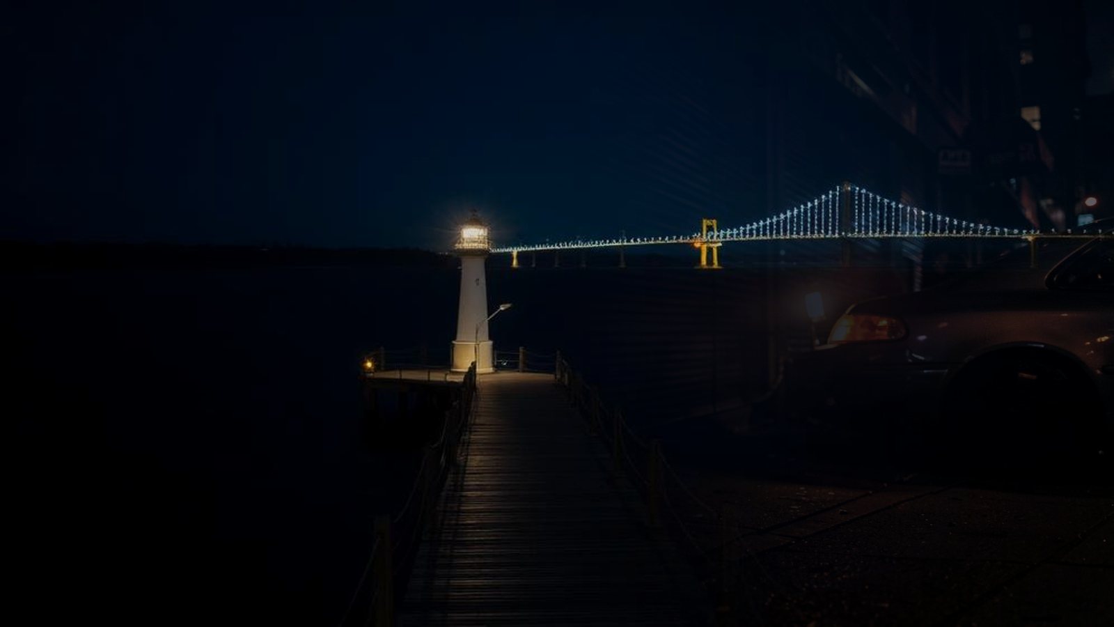 After Hours in Burlington at night
