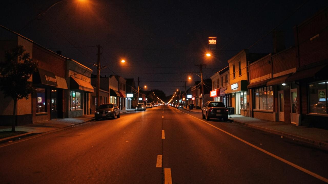 Late Night Delivery in Brampton at night