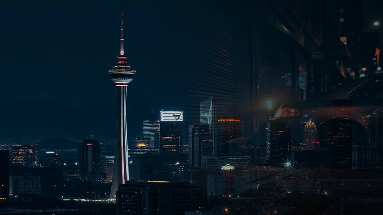 After Hours in Calgary at night