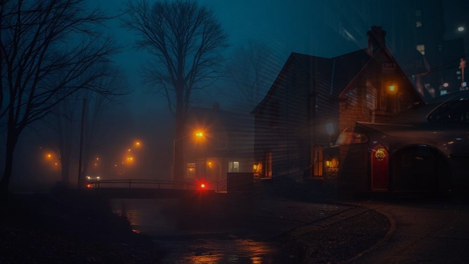 After Hours in Erin at night