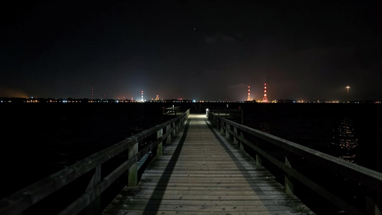 Late Night Delivery in Pickering at night
