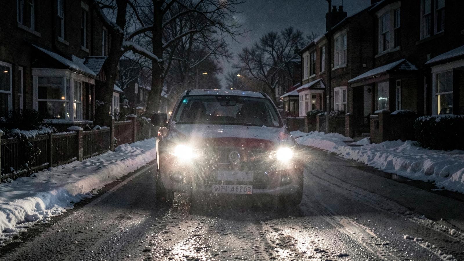 Emergency Delivery in Whitby at night