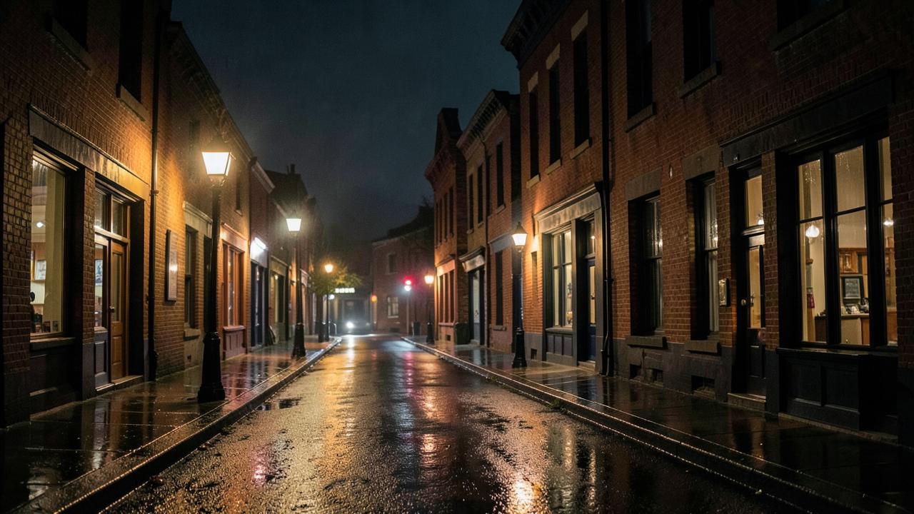 Late Night Delivery in Oshawa at night