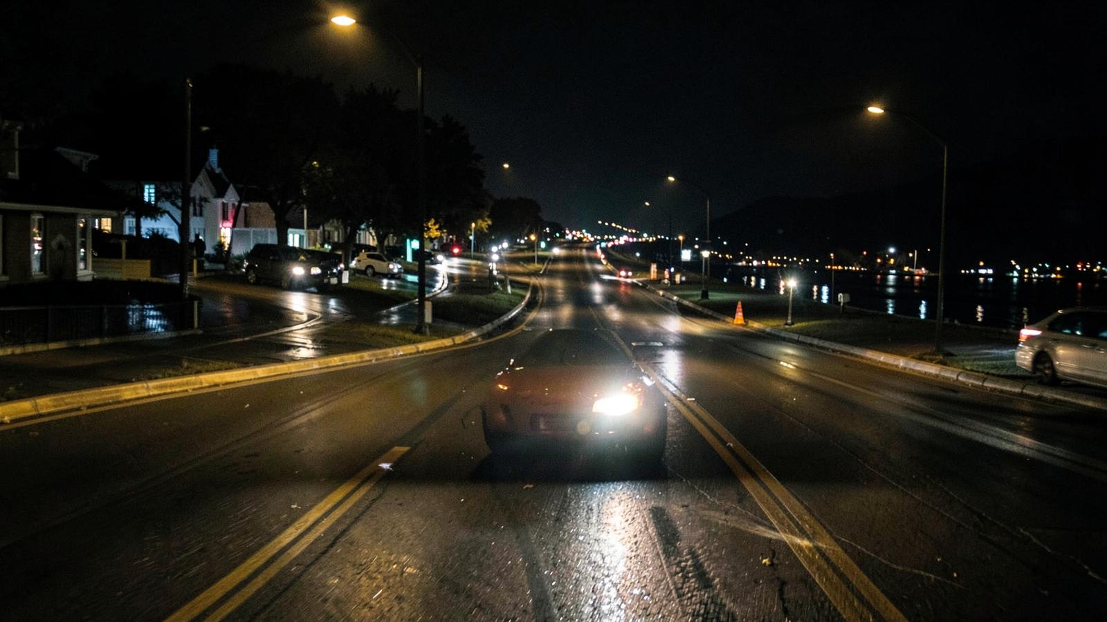 Emergency Delivery in Barrie at night