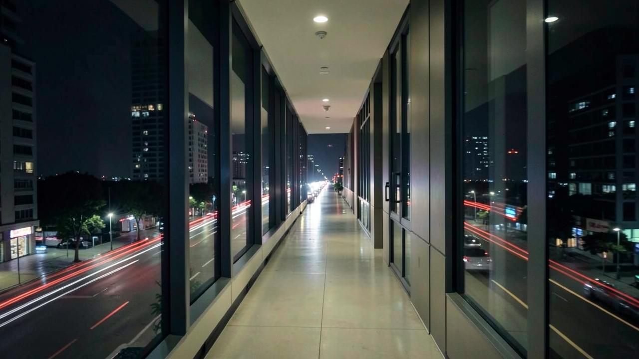 Late Night Delivery in North York at night