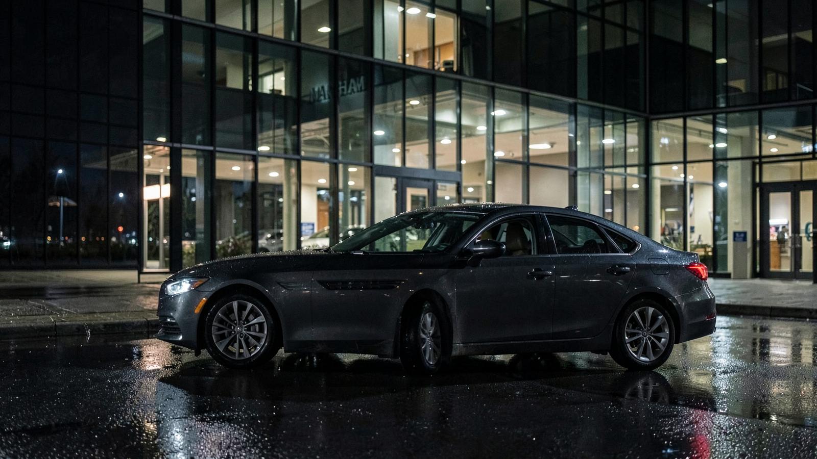 Emergency Delivery in Markham at night