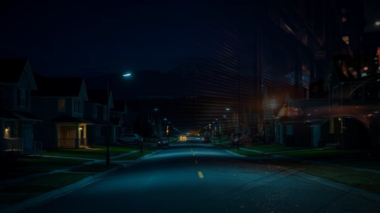 After Hours in Milton at night
