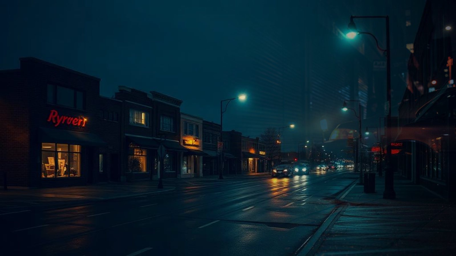 After Hours in Brampton at night