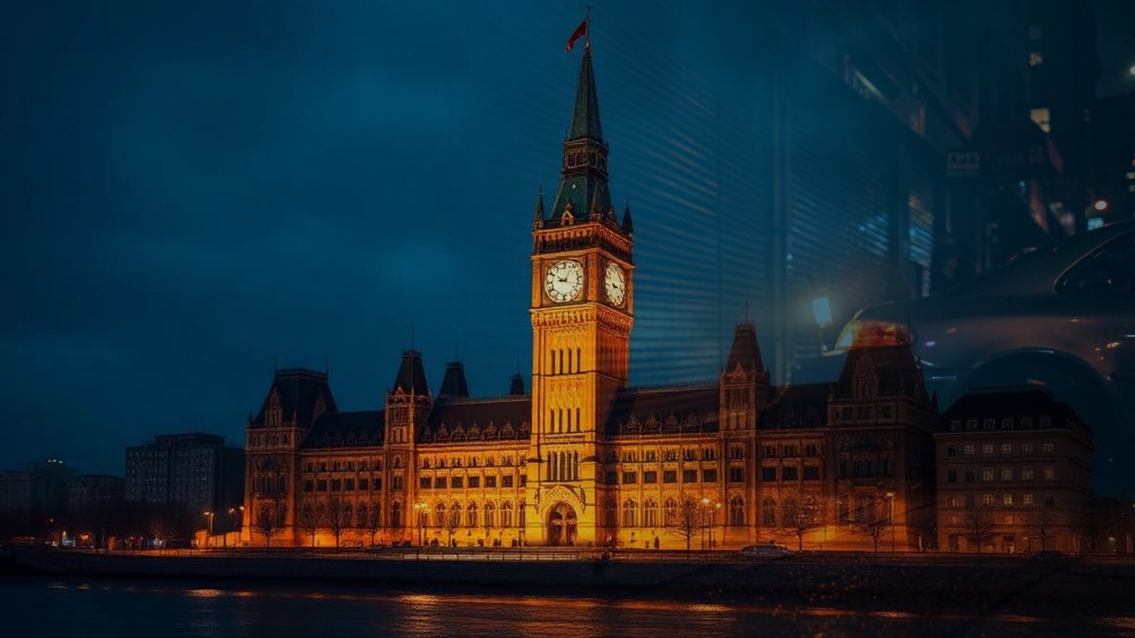 After Hours in Ottawa at night
